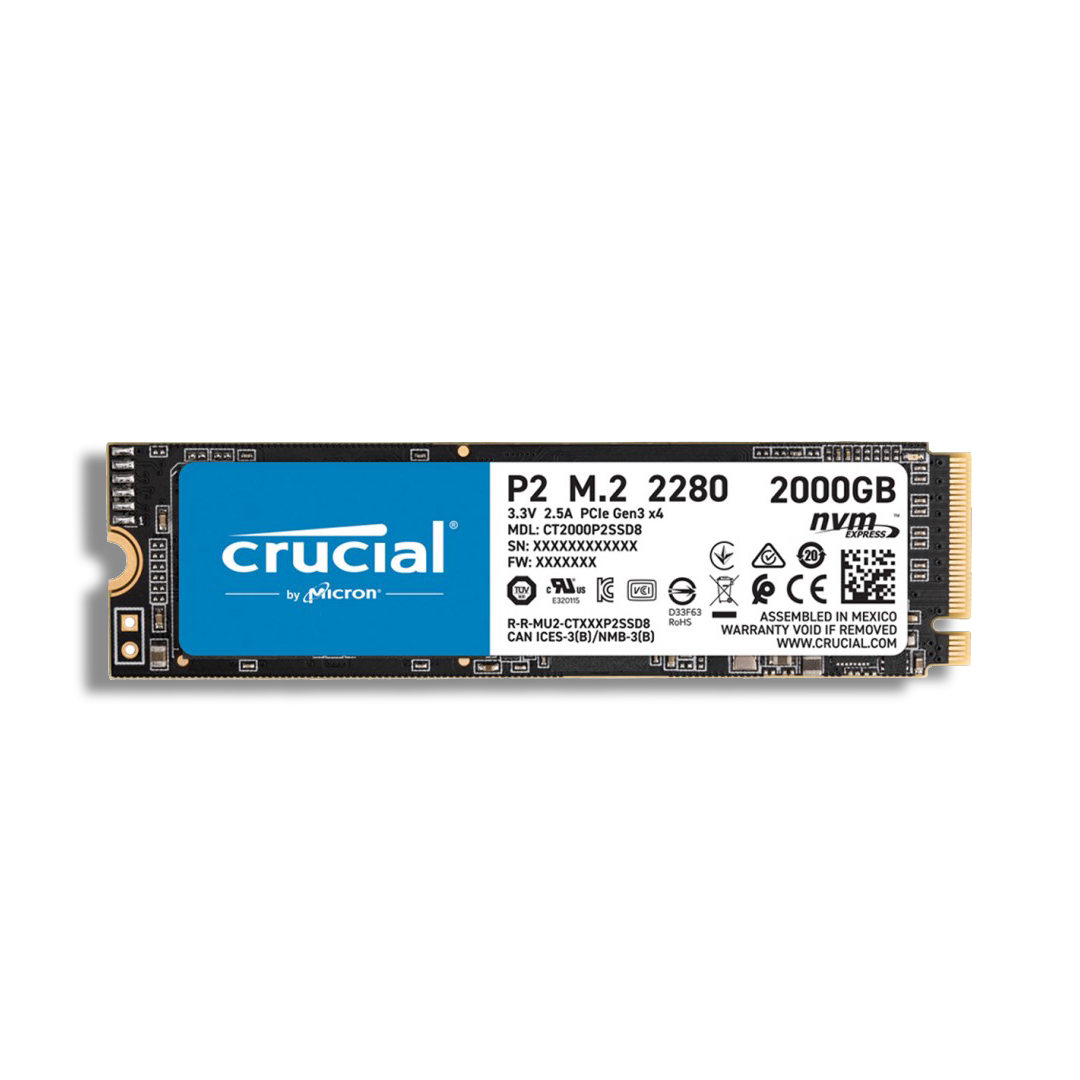 UNIDAD SSD M.2 PCIe 2TB CRUCIAL  Mayoreo De Tecnologia en Guatemala